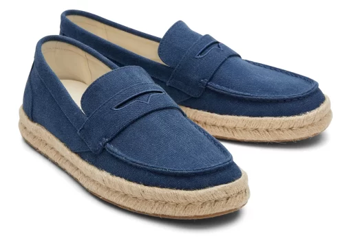 Herren TOMS Espadrilles*Stanford 2.0 Rope Espadrille Marineblaue Recycelte Baumwolle