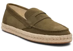 Herren TOMS Espadrilles*Stanford 2.0 Rope Espadrille Suede Dunkelolivengrunes Suede