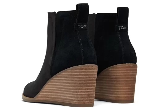 Damen TOMS Heels & Wedges*Stiefel Clare Schwarz