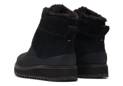 Damen TOMS Stiefeletten*Stiefel Mojave Water Resistant Black/Black Faux Fur