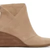 Damen TOMS Heels & Wedges*Sutton Oatmeal Suede Wedge Boot Suede Oatmeal