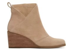 Damen TOMS Heels & Wedges*Sutton Oatmeal Suede Wedge Boot Suede Oatmeal