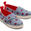 Kinder TOMS *Tiny Alpargata Lucky Ladybugs Braun