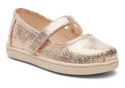 Kinder TOMS *Tiny Mary Jane Kleinkinder-Schuh Mit Folie Gold