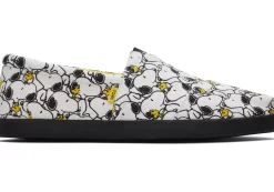 Herren TOMS Alpargata* X Peanuts® Alp Fwd Weises Peanuts-Print