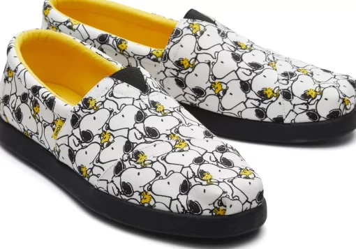 Herren TOMS Alpargata* X Peanuts® Alp Fwd Weises Peanuts-Print