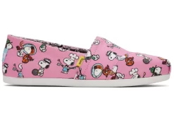 Damen TOMS Alpargata* X Peanuts® Alpargata Rosa Snoopy-Print