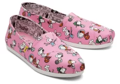 Damen TOMS Alpargata* X Peanuts® Alpargata Rosa Snoopy-Print