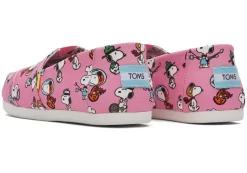 Damen TOMS Alpargata* X Peanuts® Alpargata Rosa Snoopy-Print