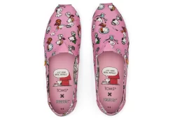 Damen TOMS Alpargata* X Peanuts® Alpargata Rosa Snoopy-Print