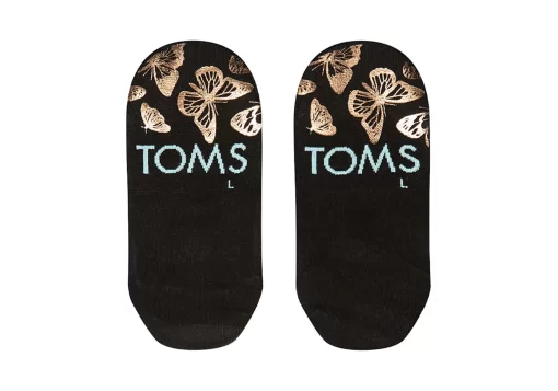 Damen TOMS *Ultimate No Show Socks Foiled Butterflies Schmetterling