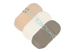 Herren TOMS *Ultimate No Show Socks Mixed Neutral 3 Pack Nautral Multi