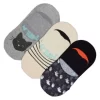 Damen TOMS *Ultimate No Show Socks Spooky 3 Pack Cat Stripes Ghosts