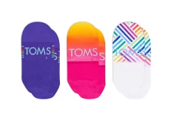 Herren TOMS *Ultimate No Show Socks Unity 3 Pack Regenbogen Mehrfarbig