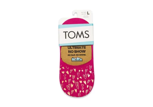 Damen TOMS *Ultimate No Show Socks Valentines 3 Pack Rosa Mehrfarbig