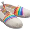 Kinder TOMS *Unity Pride Alpargata Natural Rainbow