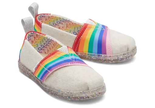 Kinder TOMS *Unity Pride Alpargata Natural Rainbow