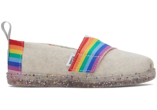 Kinder TOMS *Unity Pride Alpargata Natural Rainbow