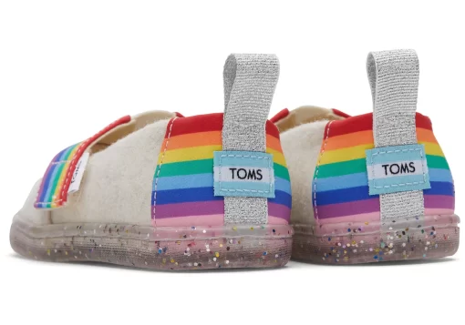 Kinder TOMS *Unity Pride Alpargata Natural Rainbow