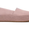 Damen TOMS Plateauschuhe*Valencia Plateau-Espadrille Suede Pink