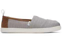 Kinder TOMS *Youth Alpargata Grey Recycled Cotton Kids Shoe