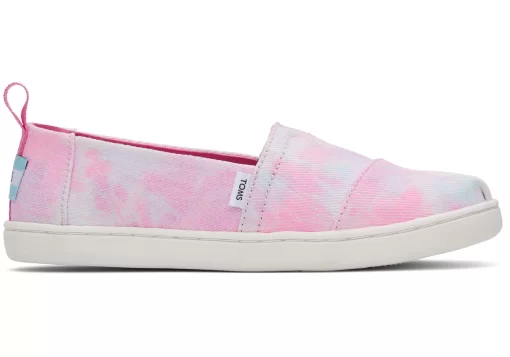 Kinder TOMS *Youth Alpargata Multi Tie Dye Twill Rosa Tie Dye