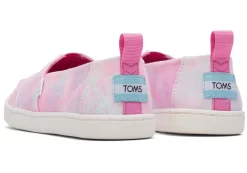 Kinder TOMS *Youth Alpargata Multi Tie Dye Twill Rosa Tie Dye