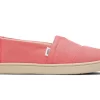 Kinder TOMS *Youth Alpargata Woven Pfirsich-Rosa