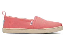 Kinder TOMS *Youth Alpargata Woven Pfirsich-Rosa