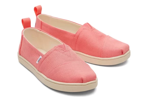 Kinder TOMS *Youth Alpargata Woven Pfirsich-Rosa