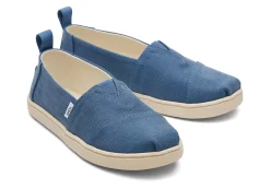 Kinder TOMS *Youth Alpargata Woven Blau